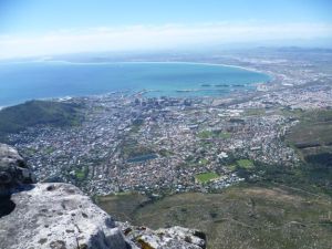 cape town from table mt