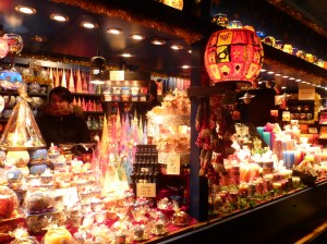 Munich stall at night