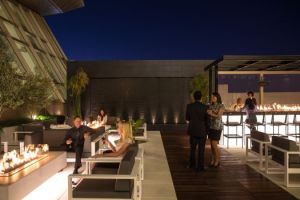 Star Alliance lounge in LAX – Roof Terrace