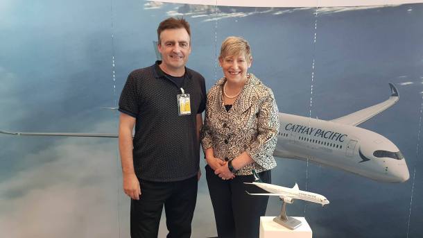 Welcomed by Mayor Dalziel