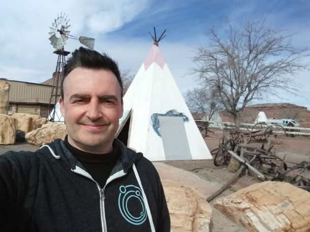 Mike at Navajo Trading Post